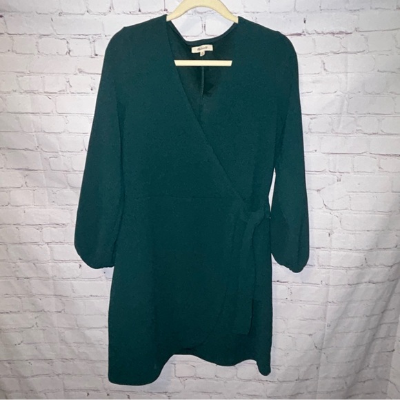 Madewell Long-Sleeve Side-Tie‎ Dress size M - Picture 2 of 10